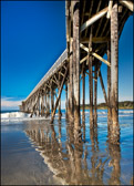 San Simeon Pier Vertical