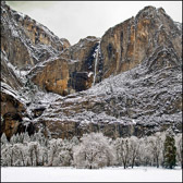 Yosemite Falls Cooks Meadow Winter